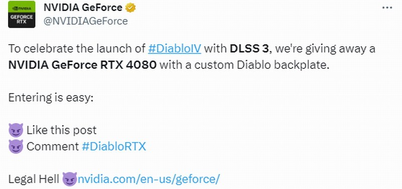 英伟达《暗黑4》定制版RTX4080 约合人民币9920元